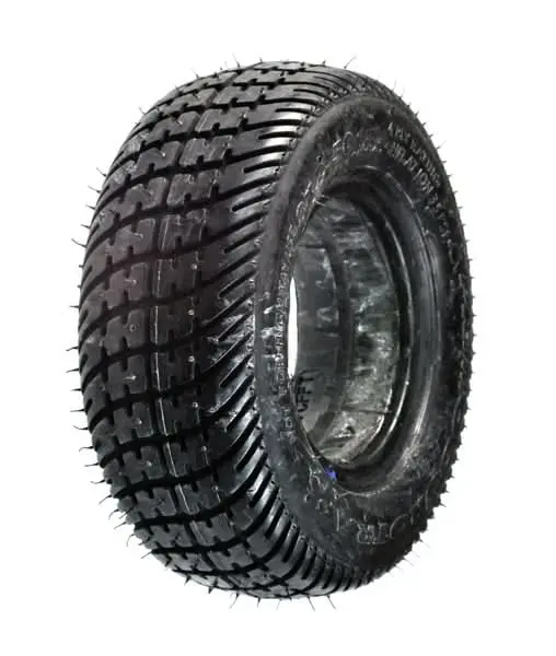 8" X 2.50" Black Low Profile Foam-Filled Mobility Tire With C9267 Durotrap Tread (Tirsoli1043) 1