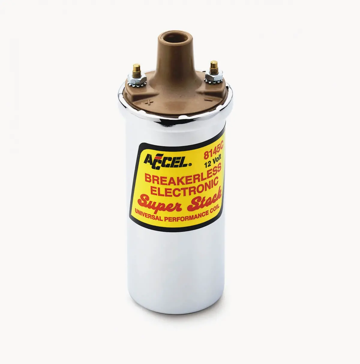 Accel Ignition Coil - Superstock - Breakerless Electronic Coil - Chrome 1