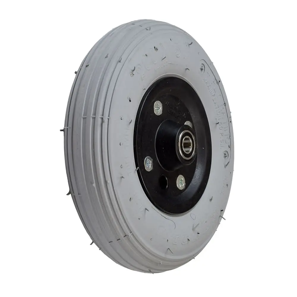 8"X2" (200X50) Foam-Filled Caster Wheel Assembly With Bearings For Invacare Power Chairs 1