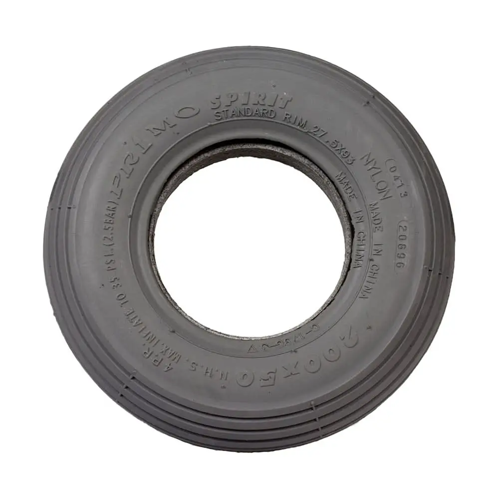 8"X2" (200X50) Heavy Duty Foam-Filled Mobility Tire With C179g Spirit Ribbed Tread 2