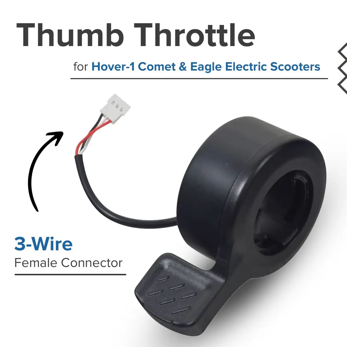 Thumb Throttle For The Swagtron Swagger 5 Elite Scooter 2