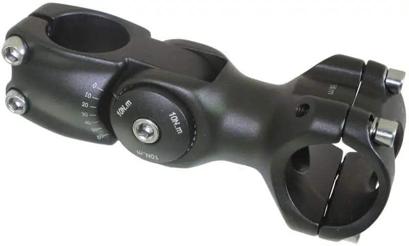 95Mm 0-60 Degree Adjustable Stem For 25.4Mm/31.8Mm Handlebar 1