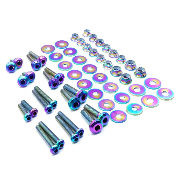Dress Up Bolts Titanium Hardware Wing Kit - Apr Gtc-300 Sti Spec Wing 1