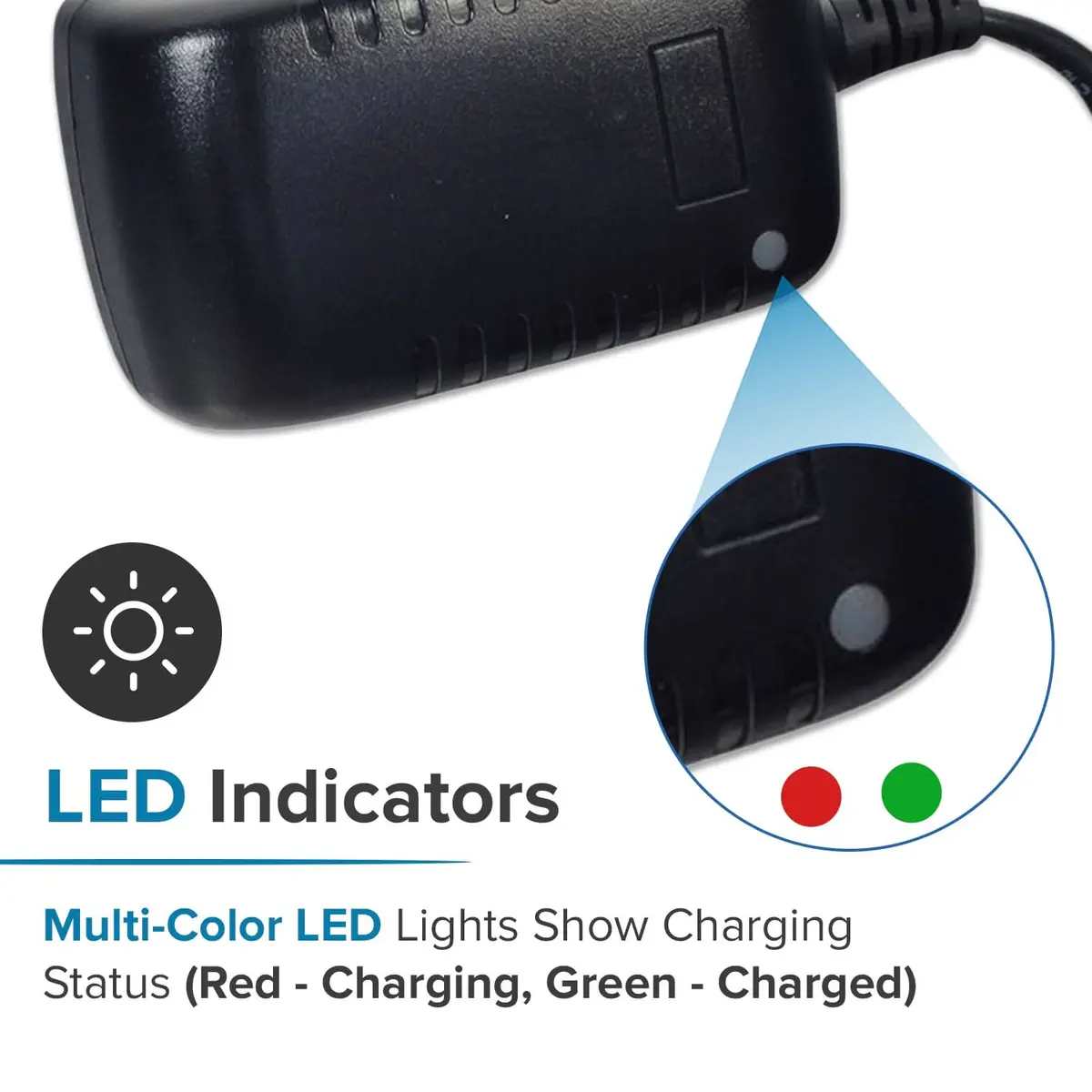 12 Volt 2.1 Mm Id Coaxial Battery Charger For Costway / Costzon 12V Ride-On Toys 2