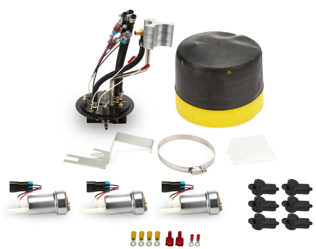 Triple 450Lph Fuel Pump Module Ford F150 15-21 1