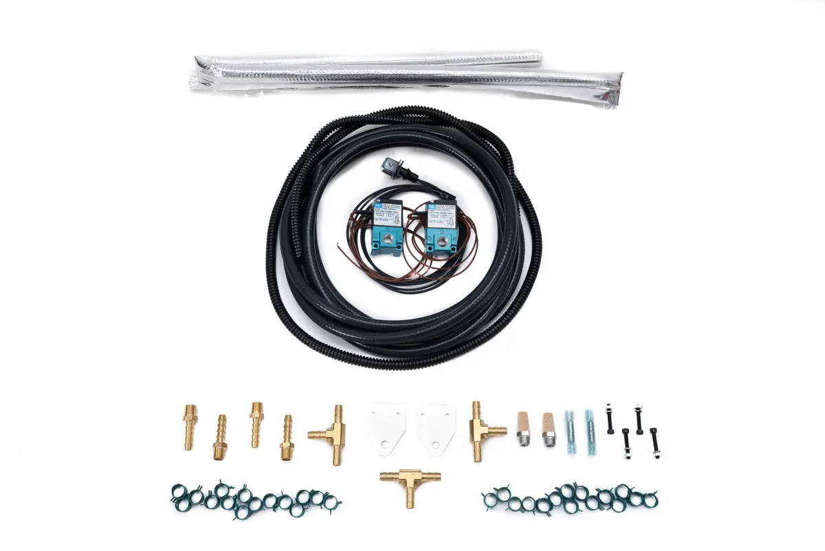 Ams Performance Dual 3 Port Boost Control Solenoids Kit - For Alpha R35 Gtr Turbo Kits 1