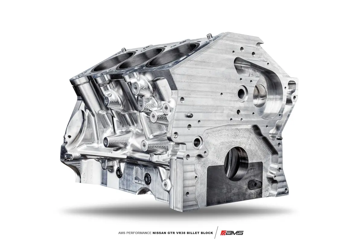 Ams Performance Nissan R35 Gt-R Pro Series Billet Block 1