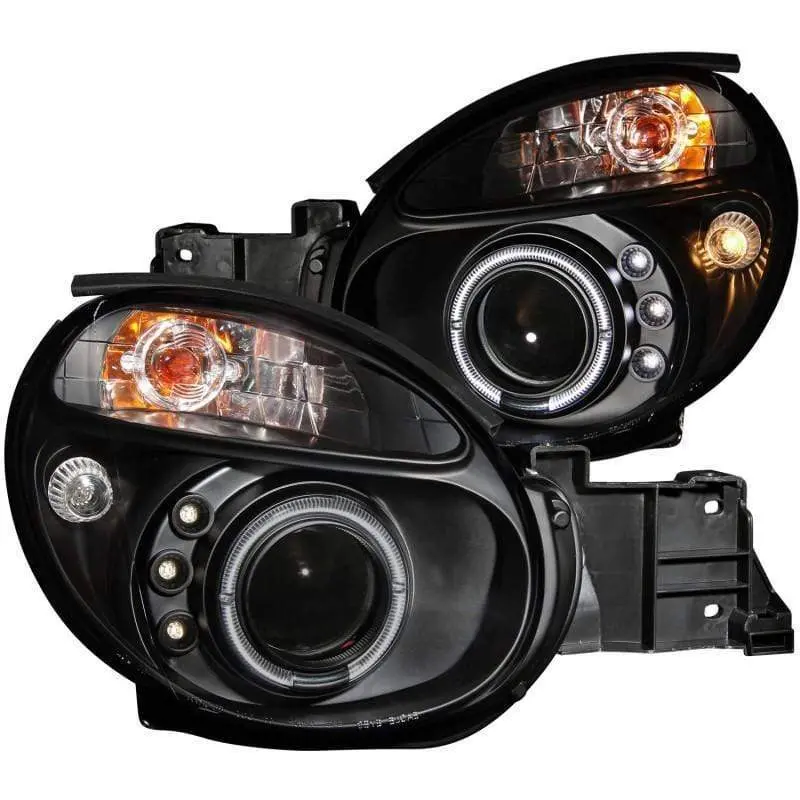Anzo Projector Headlights W/ Halo Black Subaru Wrx / Impreza 2002-2003 1