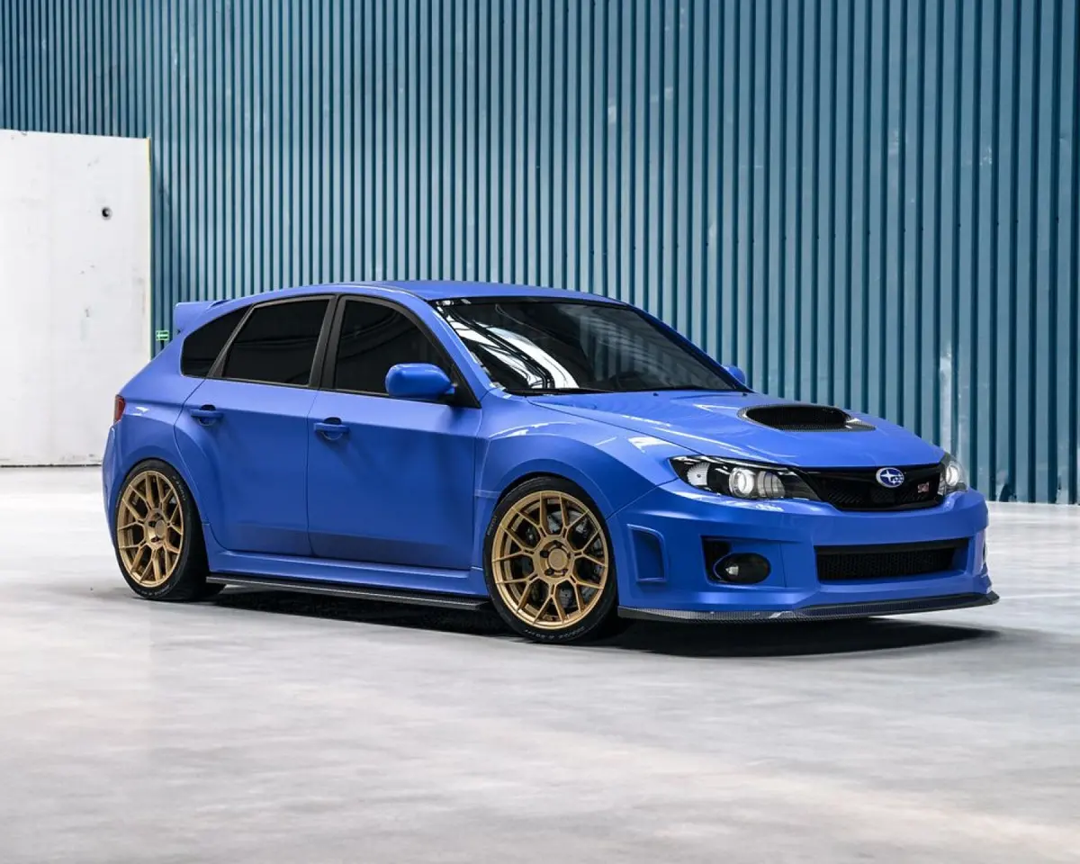 Vr Forged D09 Wheel Package Subaru Wrx Sti 18X9.5 Olympic Gold 1