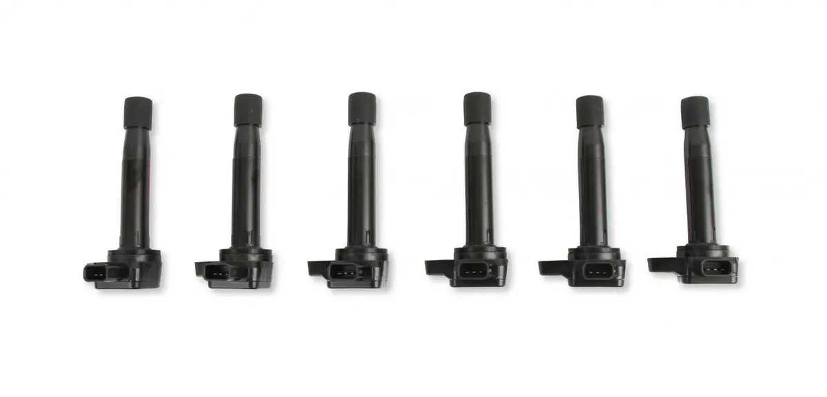 Accel Ignition Coil - Honda And Acura 3.0, 3.2, 3.5L, 6-Cylinder, Black, 6-Pack 1