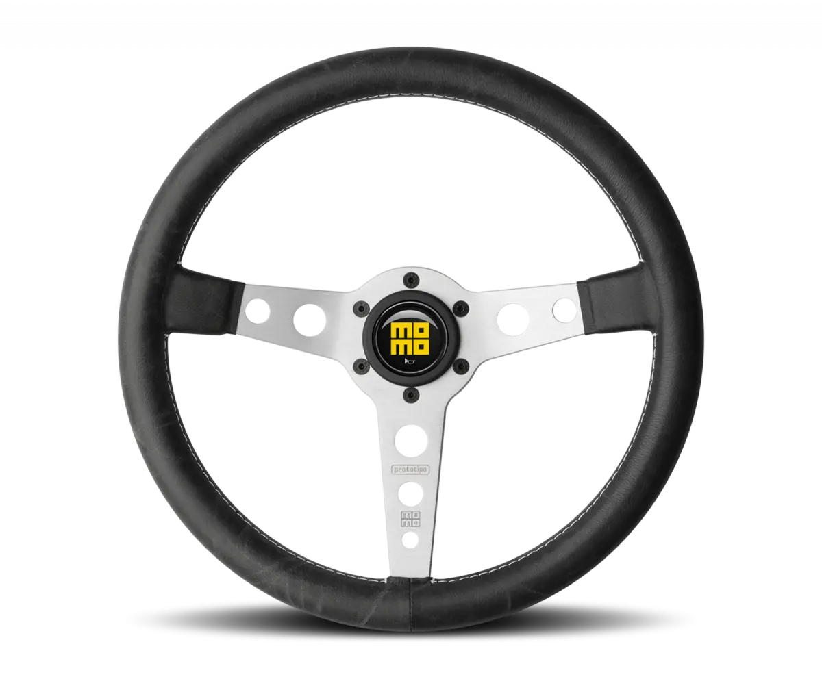 Momo Prototipo Steering Wheel Brushed Spokes 1