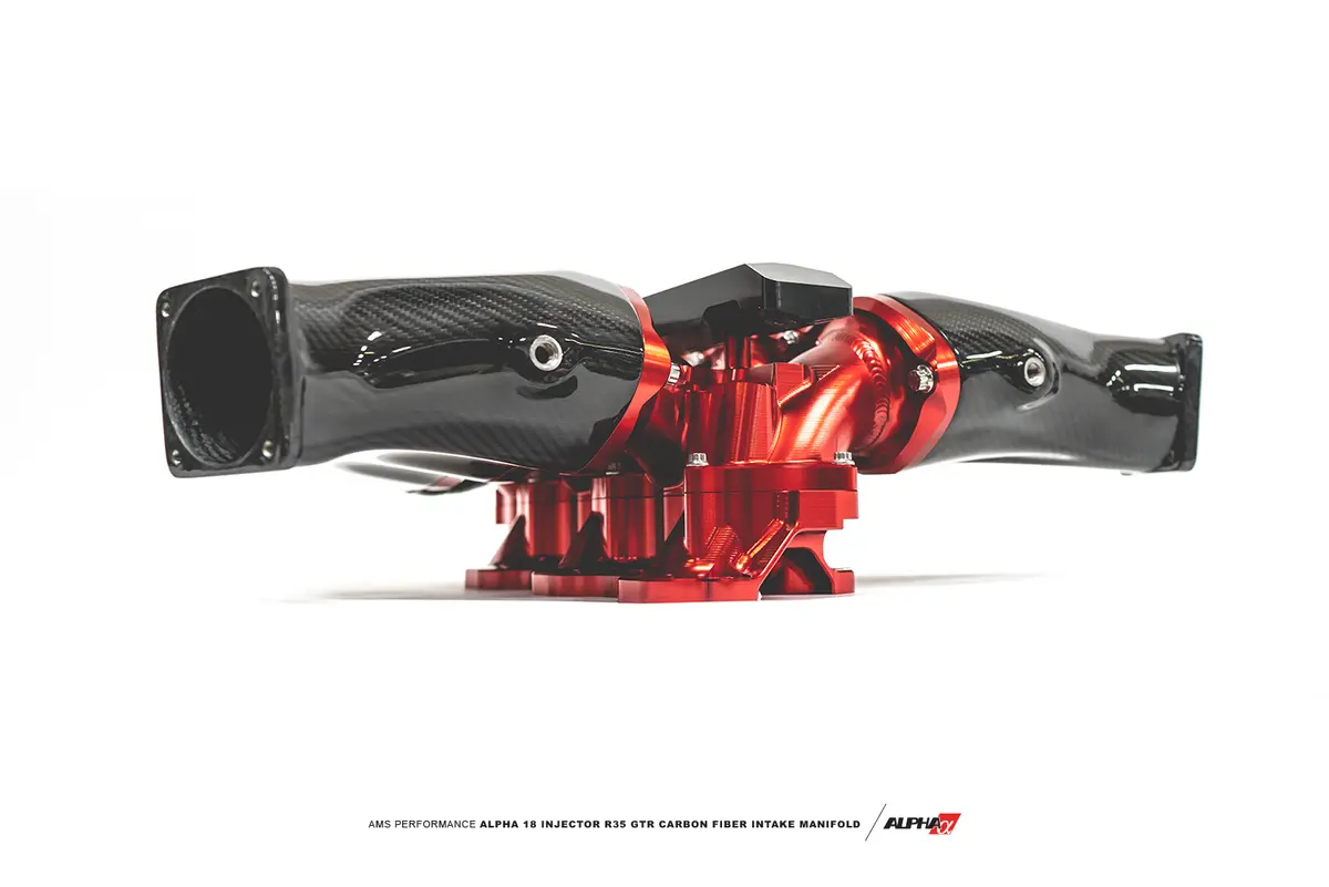 Ams Performance 18 Injector R35 Gt-R Carbon Fiber Intake Manifold 1