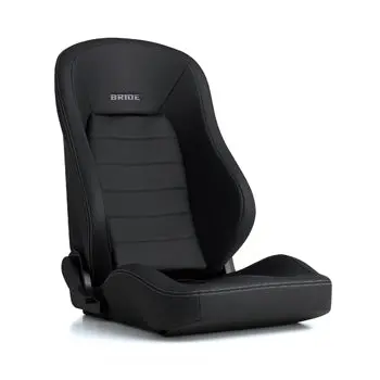 Bride Euroster Ii Sporte Seat - Black Protein Leather 1