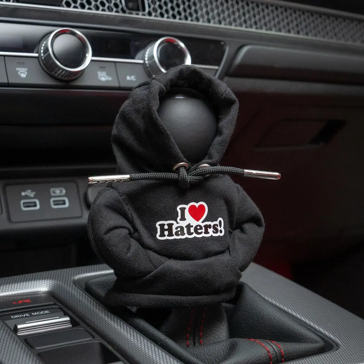 Shift Knob Hoodie - I <3 Haters 1