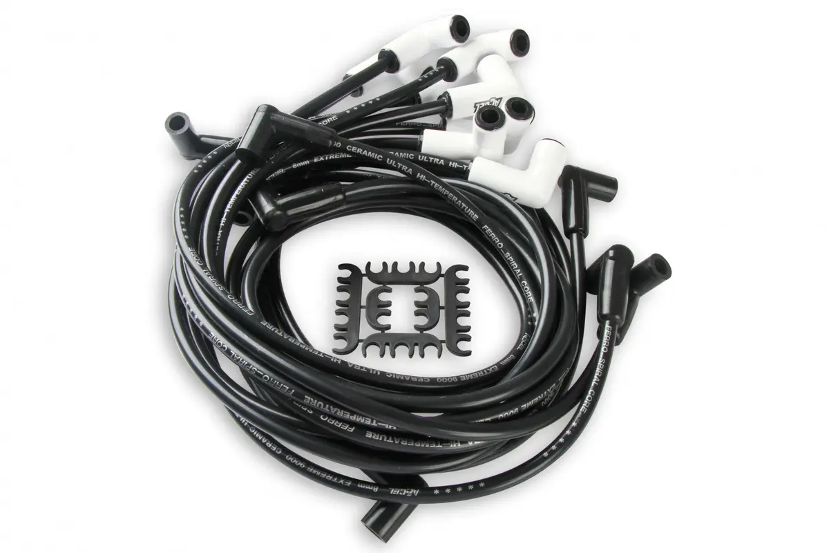 Accel Spark Plug Wire Set - Chevy Small Block With Hei 75-86 Wires Under Valve Cover 1