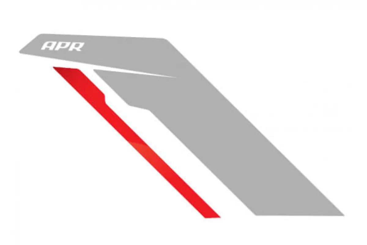 Apr Sideburns - Silver Apr / Red Stripe 1