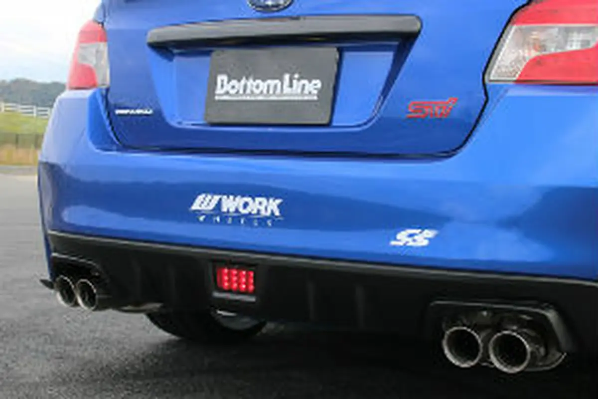 Cs9735bfs/1Cr - Charge Speed Jdm Spec Subaru Clear Led Back Fog Lamp With F1 Style Flash Brake Lamp-Lens=Clear, Reflector= Red Chrome 1