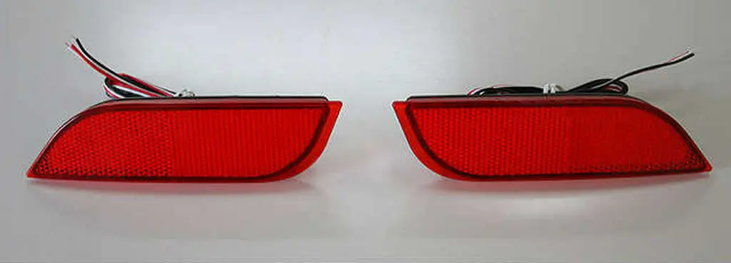 Cs9735rs-1R - Charge Speed Jdm Spec Red Led Rear Reflector For Subaru Vehiches (Pair) 1