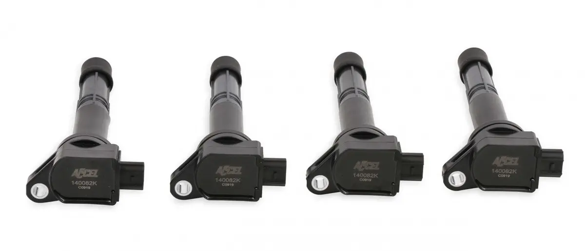 Accel Ignition Coil - 2008-2015 Honda And Acura 2.4L, 4-Cylinder, Black, 4-Pack 1