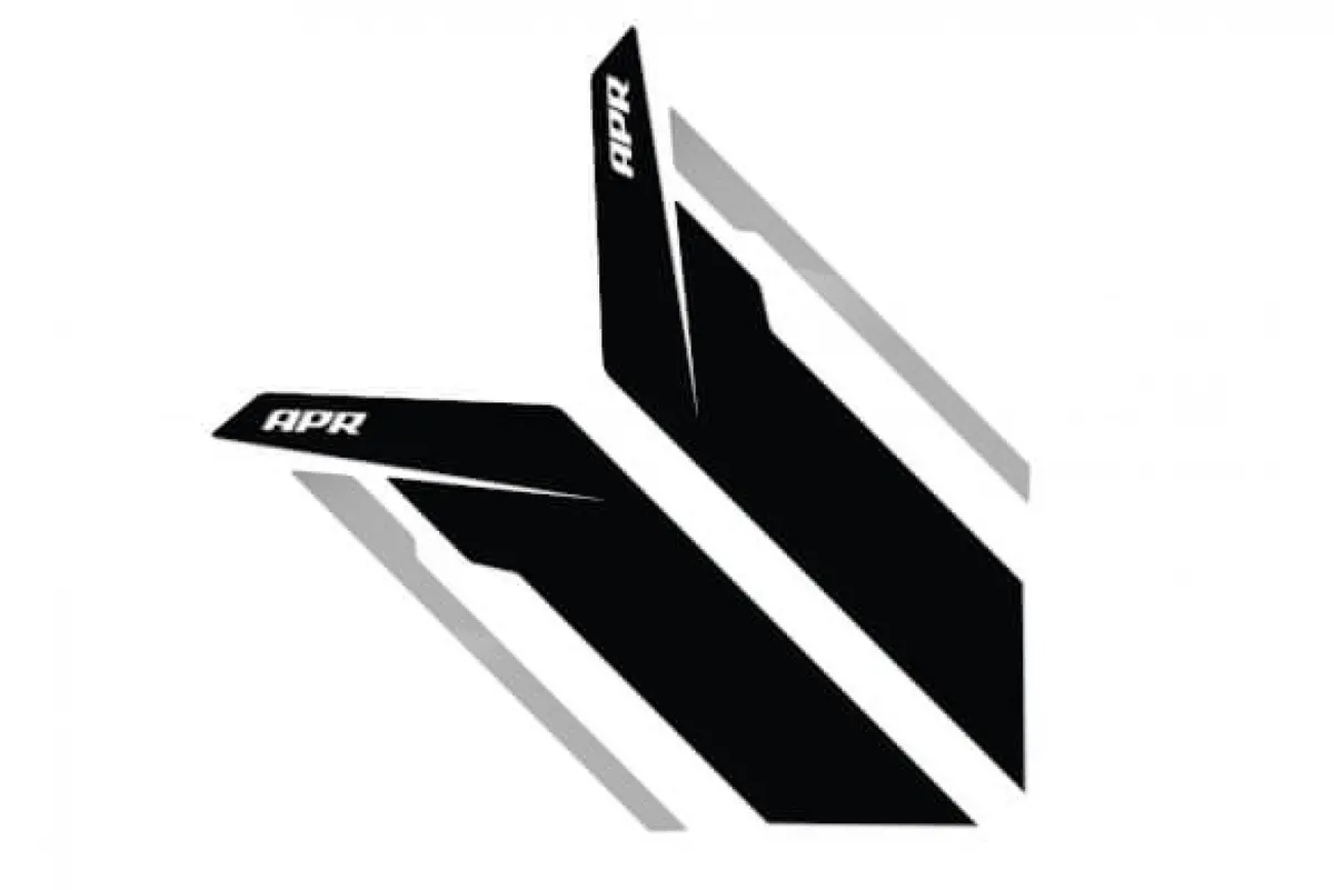 Apr Sideburns - Black Apr / Silver Stripe 1