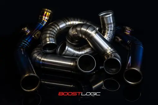Boost Logic R35 Full Titanium Intercooler Piping 1