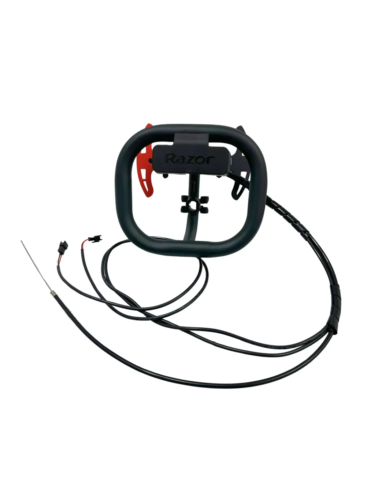 Steering Wheel With Throttle & Brake Cable For The Razor Ground Force Rad Rod 1