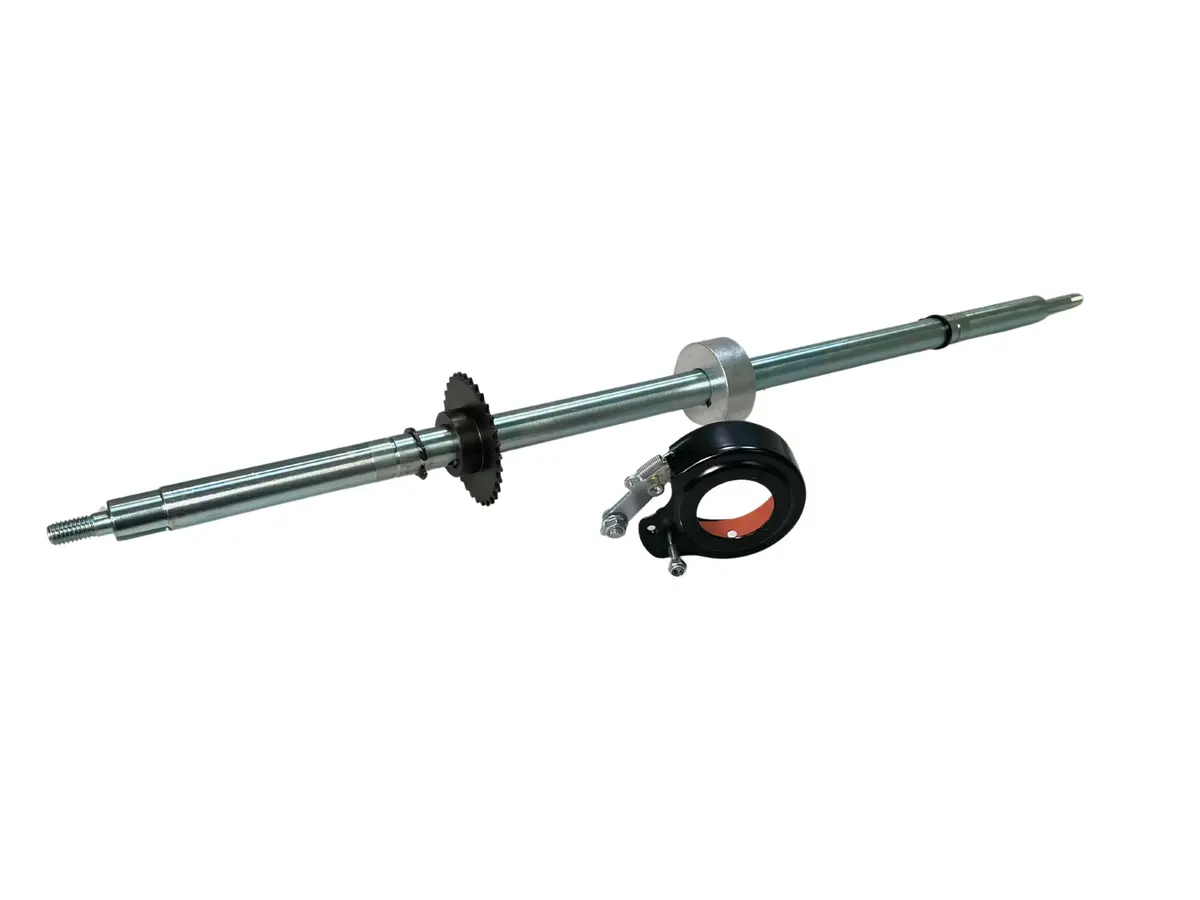 Rear Axle With Brake Drum & Sprocket For The Razor Ground Force Rad Rod (Versions 17+) 1