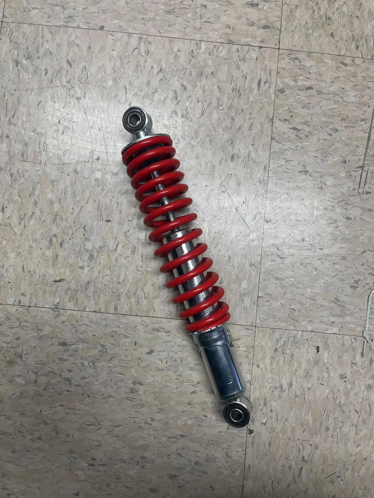 12" Adjustable Shock For Go-Karts & Mini Bikes (10 Mm (3/8") Id Red) (Single) 1