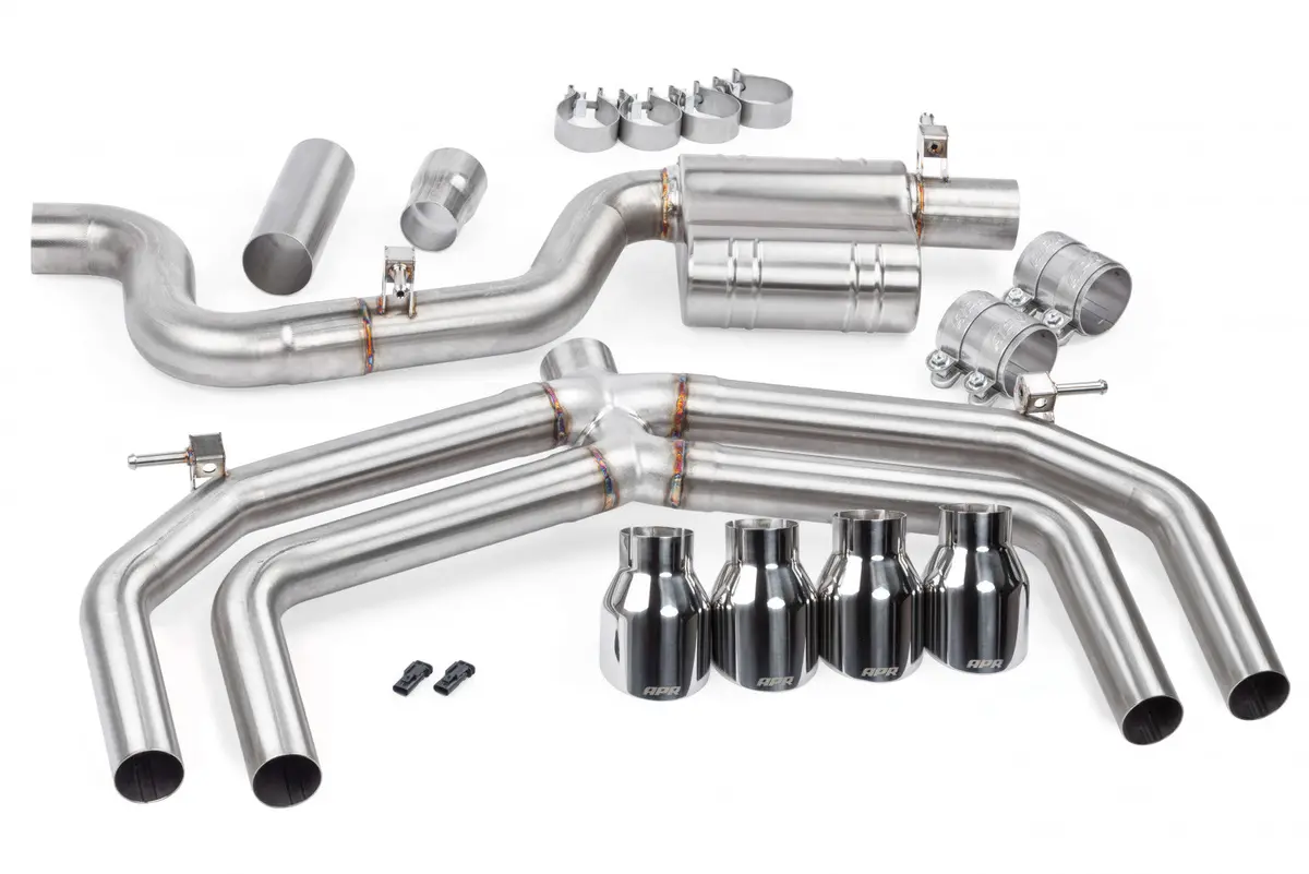 Apr Catback Exhaust System (Valveless) - S3 (8V) 1