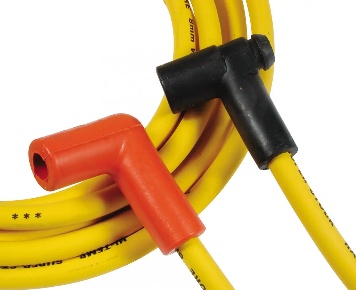 Accel Spark Plug Wires - 8Mm Super Stock Spiral Custom Yellow 1