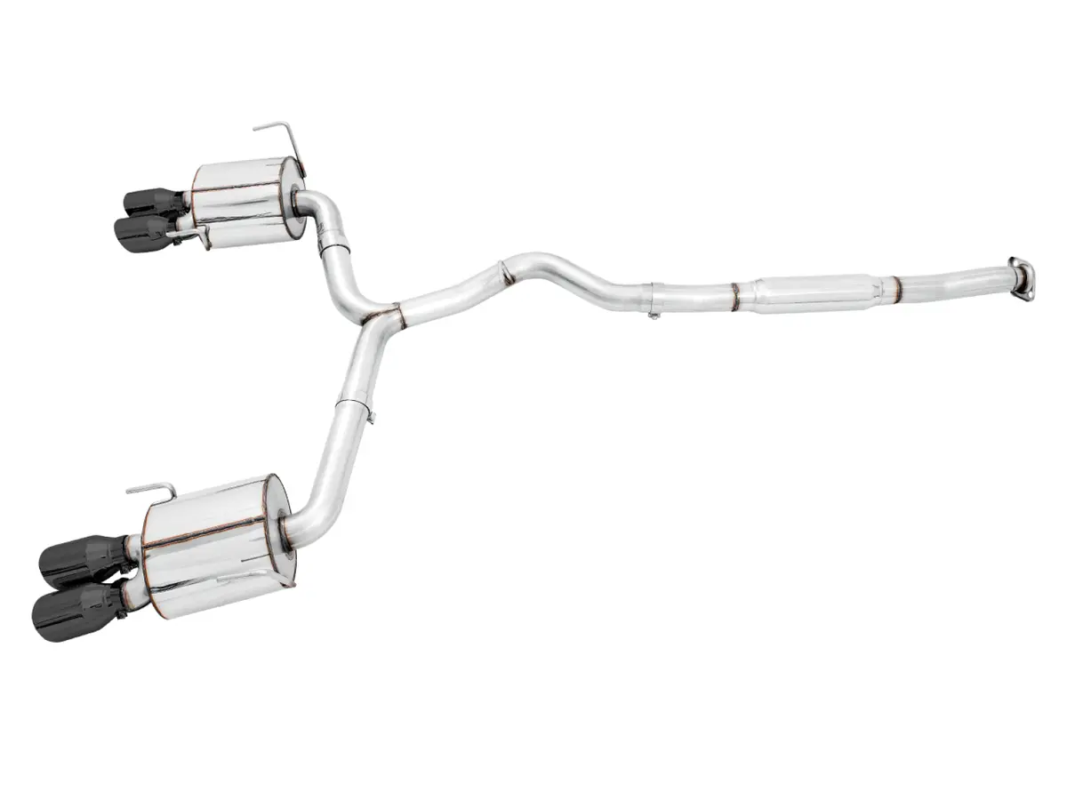 Awe Tuning Awe Touring Edition Exhaust For Va Sti / Gv Wrx / Gv Sti Sedan - Diamond Black Quad Tips (102Mm) 1