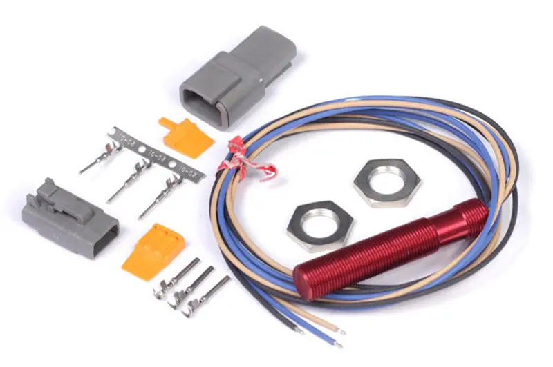Haltech "Red" Single Channel Hall Effect Sensor Thread: M12x1.0 1