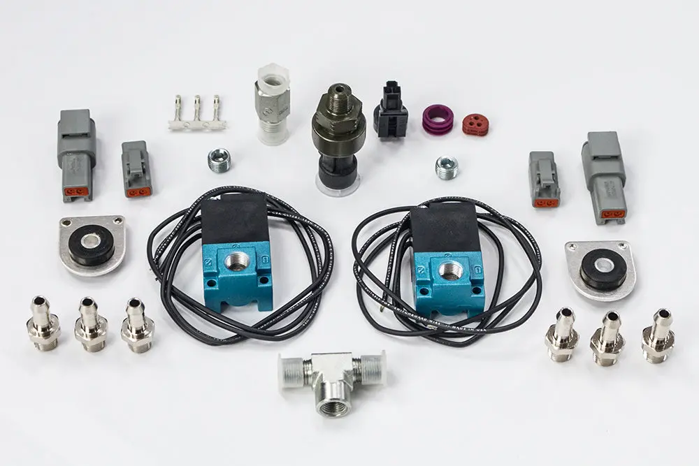 Haltech Co2 Boost Control Dual Solenoid & Pressure Sensor Kit Thread: 1/8 Npt 1