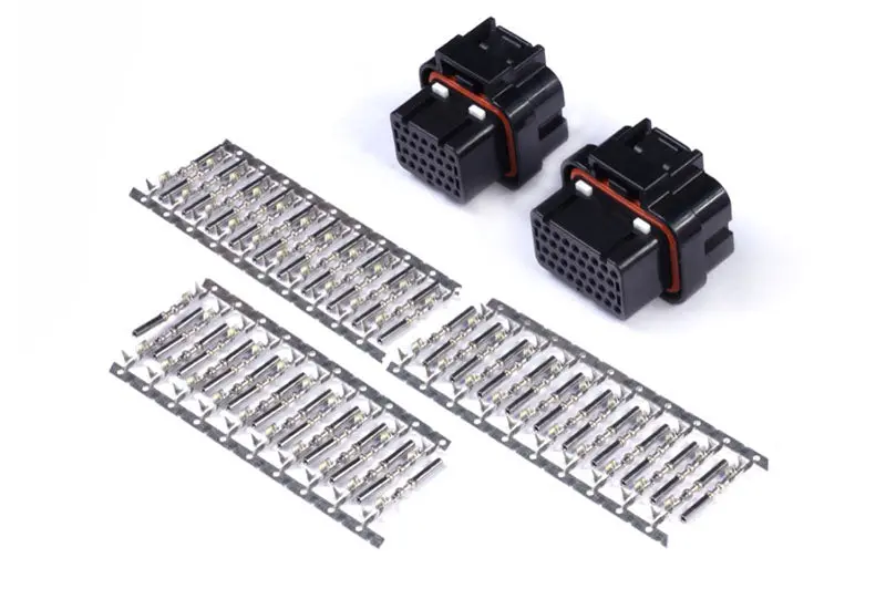 Haltech Plug And Pins Only - Amp 26 & 34 Pin 4 Row 3 Keyway Superseal Connector Set 1