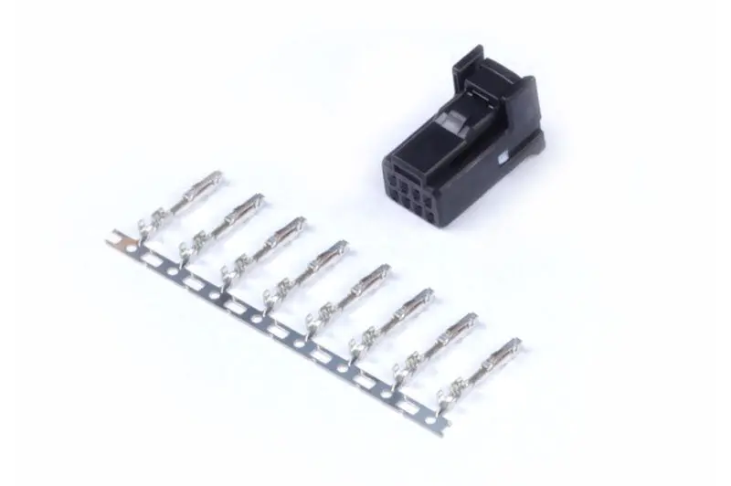 Haltech Plug And Pins Only - 8 Pin Black Tyco 1