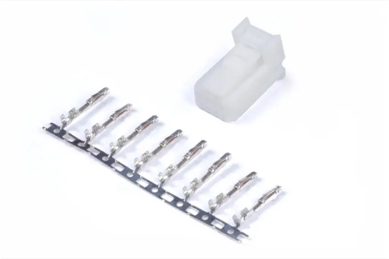 Haltech Plug And Pins Only - 8 Pin White Tyco 1