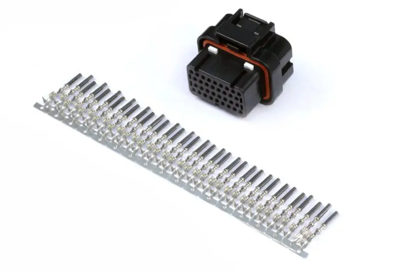 Haltech Plug And Pins Only - Amp 34 Pin 4 Row 3 Keyway Superseal Connector 1