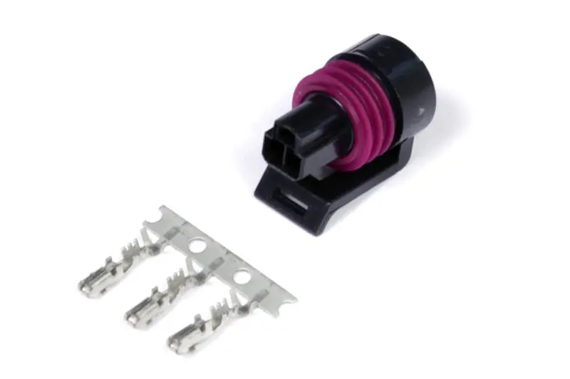 Haltech Plug And Pins Only - Delphi 3 Pin Pressure Sensor Connector 1