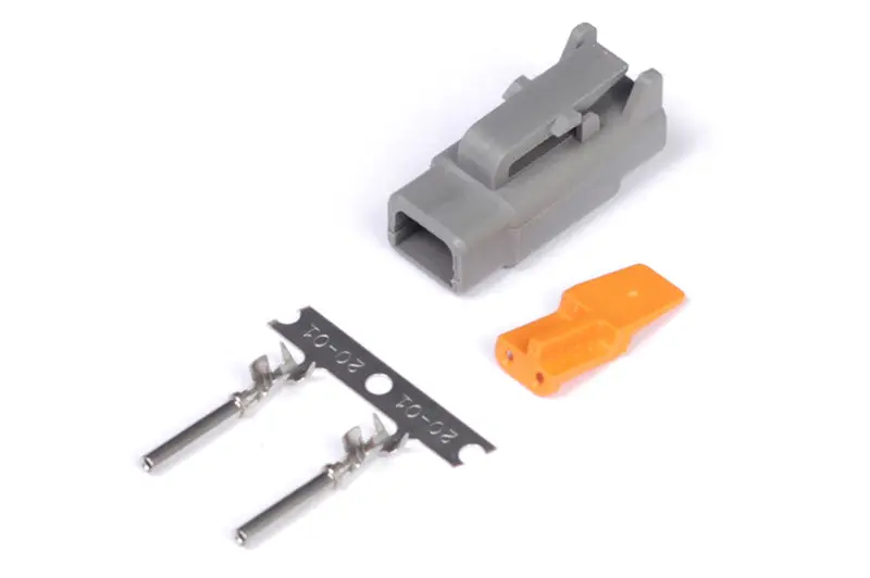 Haltech Plug And Pins Only - Male Deutsch Dtm-2 Connector (7.5 Amp) 1