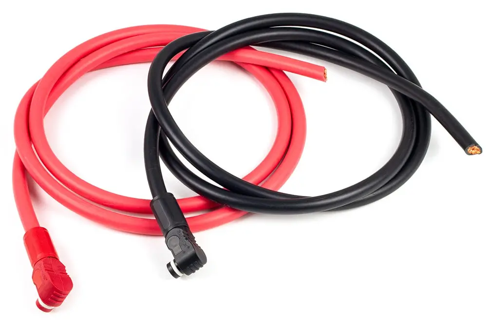 Haltech 1Awg Terminated Cable Pair (2M) Length: 2M 1