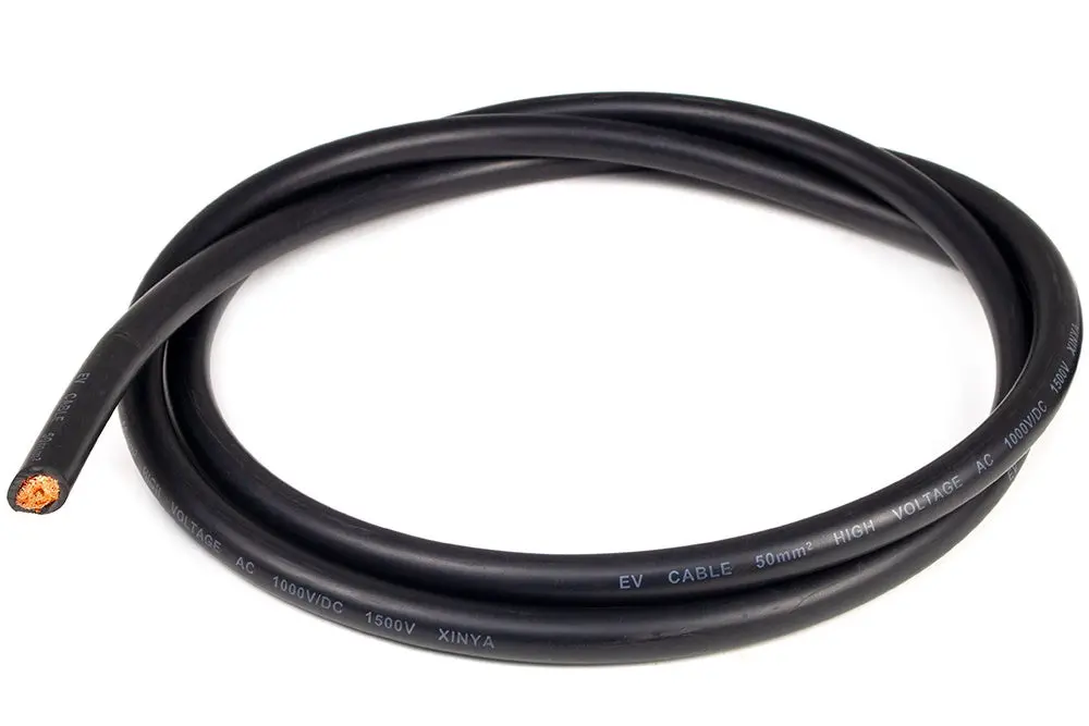 Haltech 1 Awg Battery Cable (Black) Length: Sold Per Meter. 1