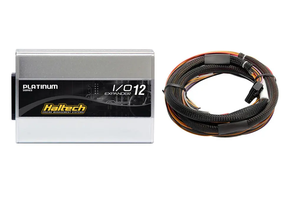 Haltech Io 12 Expander - 12 Channel With Flying Lead Harness Kit (Can Id - Box A) Length: 2.5M (8') 1