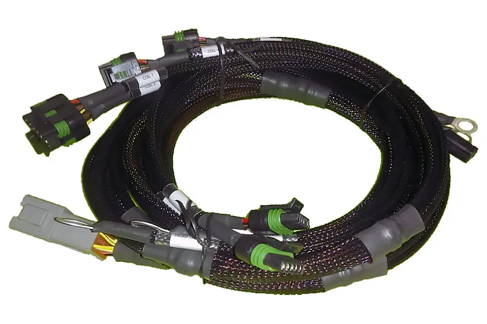 Haltech V8 Gm/Chrysler Hemi Small/Big Block 8 X Individual High Output Ign-1A Inductive Coil Harness 1