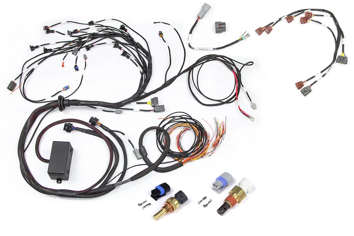 Haltech Elite 2000/2500 Terminated Engine Harness For Nissan Rb Twin Cam With Cas Harness And Series 1 (Early) Ignition Type Sub Harness 1