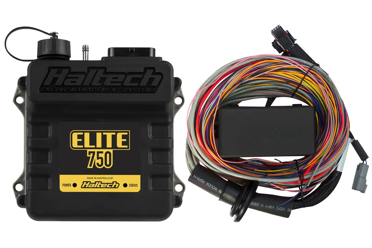Haltech Elite 750 + Premium Universal Wire-In Harness Kit Length: 2.5M (8') 1