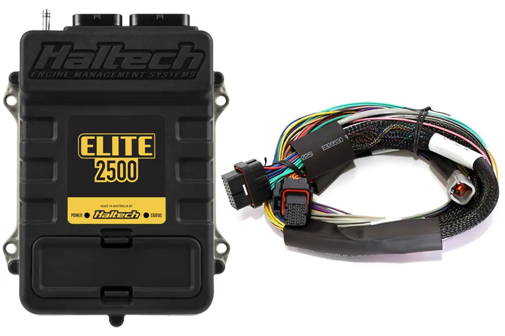 Haltech Elite 2500 + Basic Universal Wire-In Harness Kit Length: 2.5M (8') 1