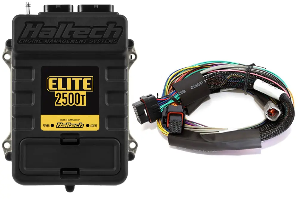 Haltech Elite 2500 T + Basic Universal Wire-In Harness Kit Length: 2.5M (8') 1