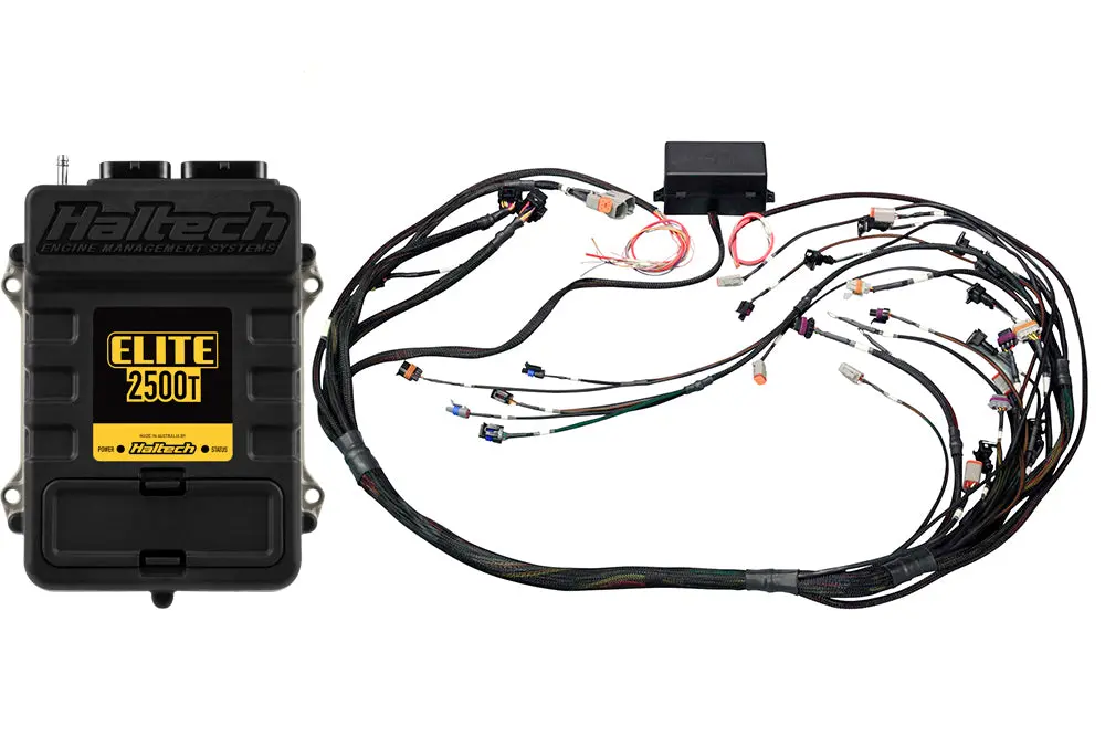 Haltech Elite 2500 T + Gm Gen Iii Ls1 & Ls6 Non Dbw Terminated Harness Kit Injector Connector: Bosch Ev1 (As Per Factory) 1