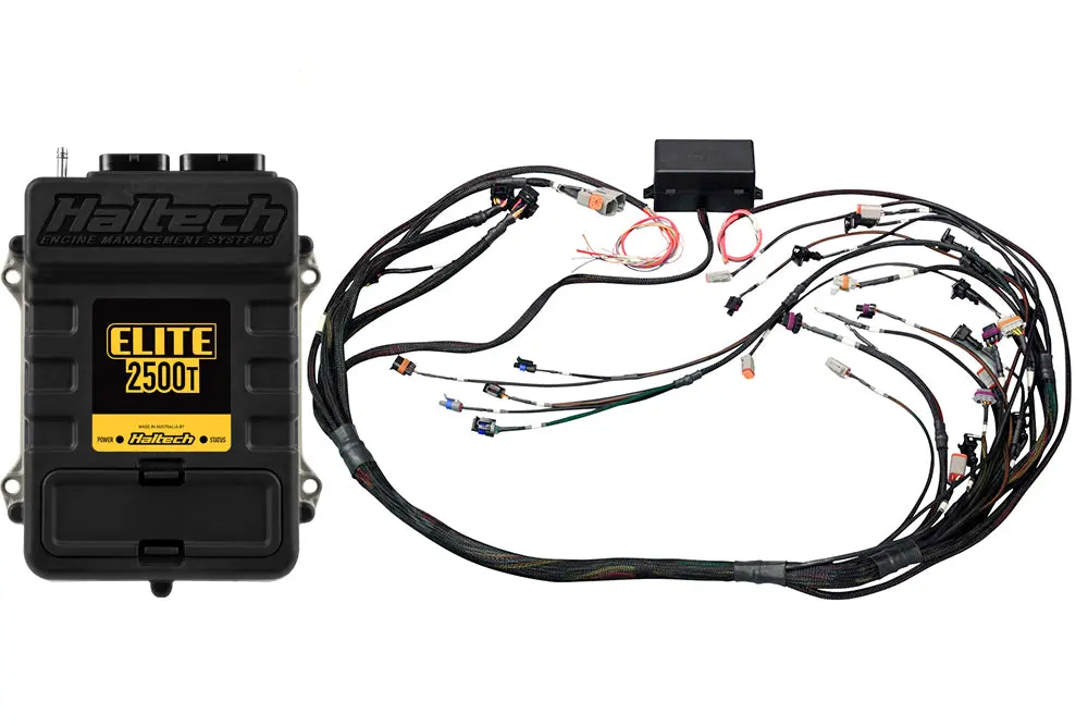 Haltech Elite 2500 T + Gm Gen Iii Ls1 & Ls6 (Dbw Retrofit Ready) Terminated Harness Kit Injector Connector: Bosch Ev1 (As Per Factory) 1