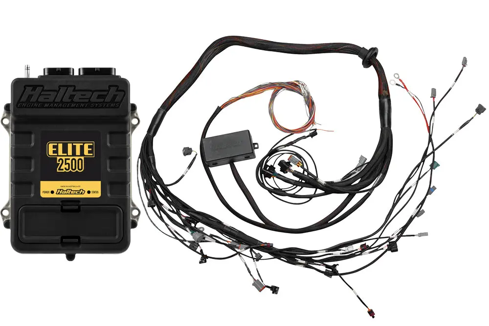 Haltech Elite 2500 + Toyota 2Jz Ign-1A Terminated Harness Kit Injector Connector: Bosch Ev1 1